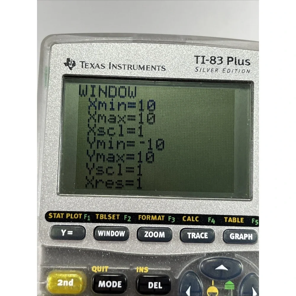 Texas Instruments TI-83-PLUS Graphing Calculator Silver Edition Handheld Tested - Picture 6 of 6